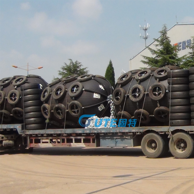 Marine fender Floating fender Marine mooring Qingdao Gute